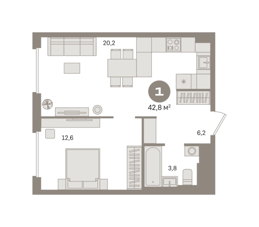 Купить однокомнатную квартиру в ЖК Квартал Герцена в Москве. Вариант № 8879002, 0, площадь -  квм, цена 13930000 рублей