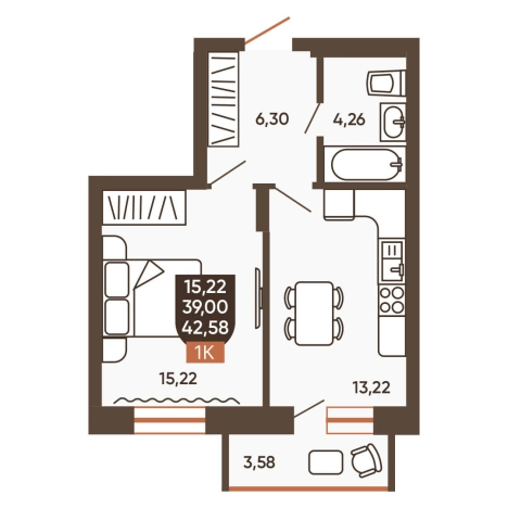 Купить квартиру в ЖК Ермак (Новосибирск) в Новосибирске. Вариант № 8881502, 0, площадь -  квм, цена 5470000 рублей