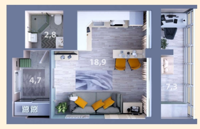 Купить трехкомнатную квартиру на улице Молодёжная в Республике Татарстан (татарстан). Вариант № 140165, 1, площадь -  квм, цена 14389588 рублей