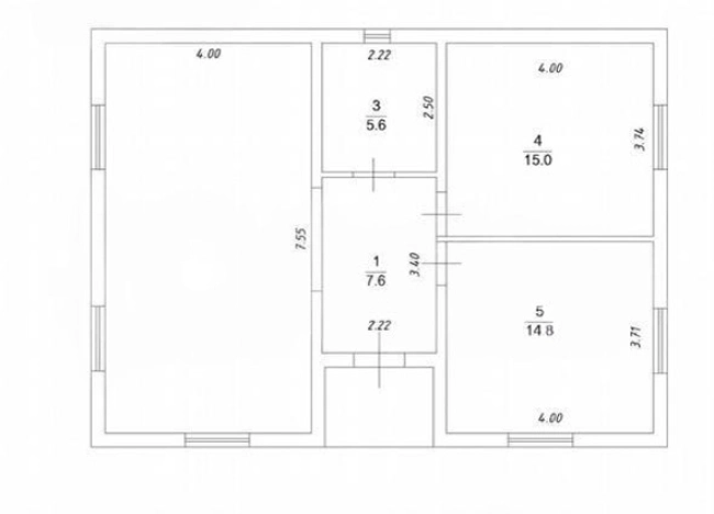 Купить дом на улице Полецкого в Калининграде. Вариант № 8700410, 17, площадь -  квм, цена 7600000 рублей