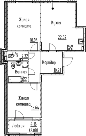 Купить трехкомнатную квартиру в ЖК Кронфорт в Санкт-Петербурге. Вариант № 6830772, 0, площадь -  квм, цена 19877760 рублей