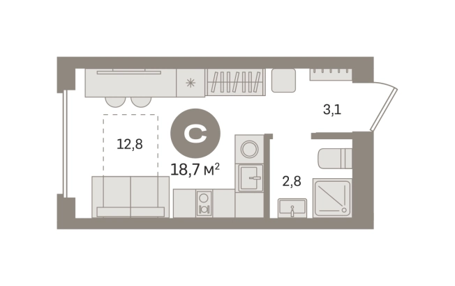 Купить квартиру в ЖК Первый квартал. Вторая очередь в Московской области. Вариант № 8529582, 0, площадь - квм, цена 4380000 рублей