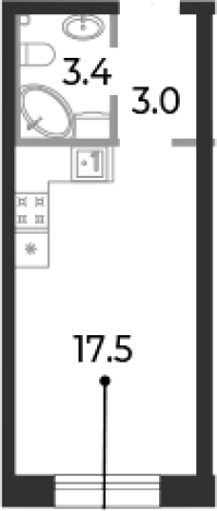 Купить Студию на вторичке в ЖК Neva Haus в Санкт-Петербурге. Вариант № 5254515, 0, площадь -  квм, цена 15871990 рублей