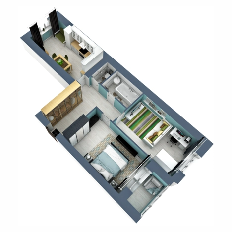 Купить квартиру в новостройках в ЖК "Свобода" в микрорайоне Славный в Коврове. Вариант № 146231, 5, площадь -  квм, цена 5890500 рублей