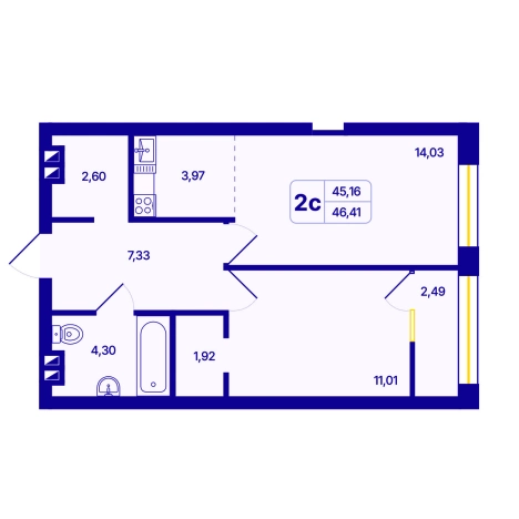 Купить Студию в ЖК 6 звезд - Шесть звезд (НОВОСИБИРСК) в Новосибирске. Вариант № 10056084, 0, площадь -  квм, цена 7150000 рублей