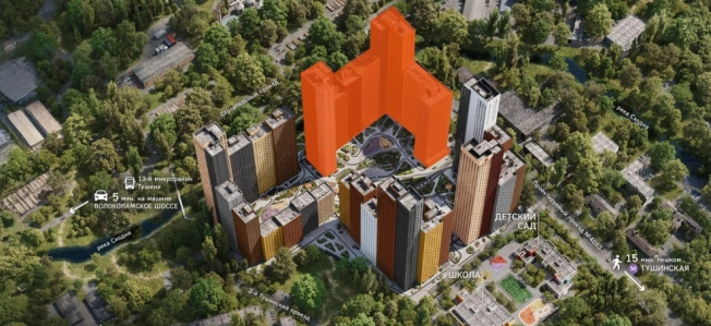 Купить квартиру в ЖК Sky Garden в Москве. Вариант № 806267, 3, площадь -  квм, цена 14200000 рублей