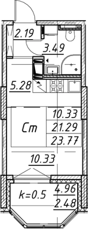 Купить квартиру в новостройках у метро Елизаровская в Санкт-Петербурге. Вариант № 7850387, 0, площадь -  квм, цена 8862882 рублей