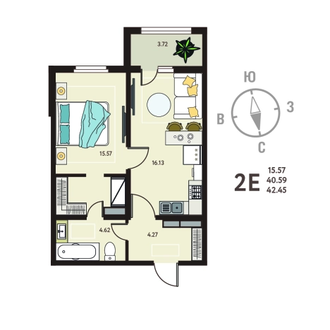 Купить квартиру на вторичке на улице бульвар Содружества в Воронеже. Вариант № 153167, 0, площадь -  квм, цена 4499700 рублей