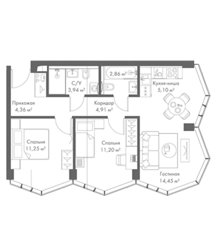 Купить квартиру в Москве. Вариант № 8787841, 3, площадь -  квм, цена 30500000 рублей