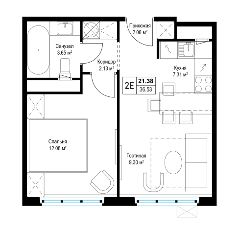 Купить квартиру на вторичке на улице Радужная в Видном. Вариант № 118894, 0, площадь -  квм, цена 9727884 рублей