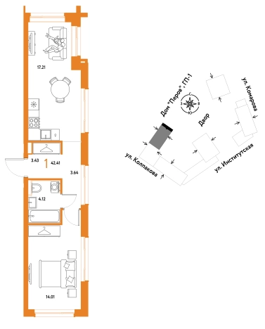 Купить квартиру в ЖК Страна.Парковая в Мытищах. Вариант № 10440765, 0, площадь -  квм, цена 16440000 рублей