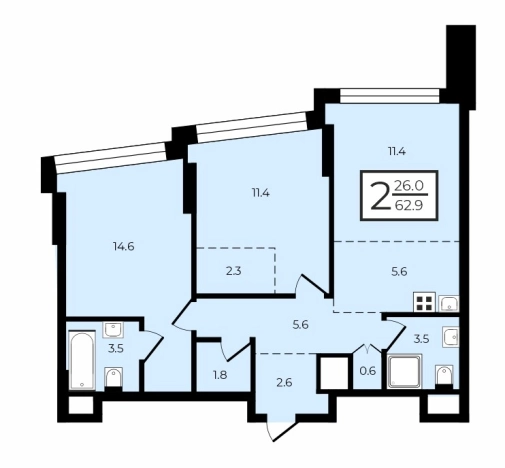 Купить квартиру в Москве. Вариант № 9565670, 0, площадь -  квм, цена 30999999 рублей
