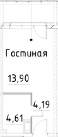 Купить Студию в новостройках на улице проспект Большевиков в Санкт-Петербурге. Вариант № 7596714, 0, площадь -  квм, цена 5270120 рублей