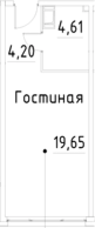 Купить Студию в новостройках на улице проспект Большевиков в Санкт-Петербурге. Вариант № 9327734, 0, площадь -  квм, цена 5844860 рублей