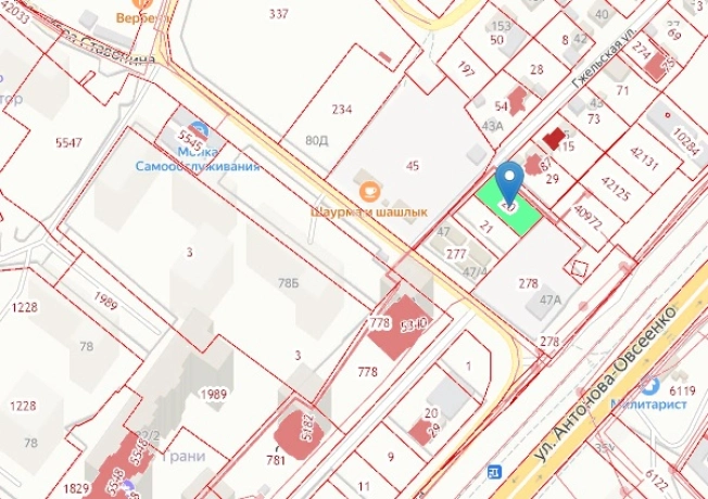 Купить земельный участок на улице Гжельская в Воронеже. Вариант № 7037, 9, площадь -  квм, цена 8500000 рублей