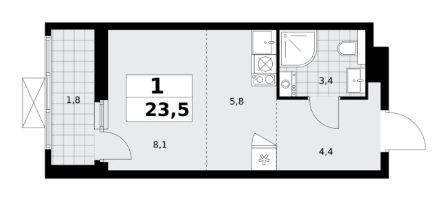 Купить квартиру на улице проспект Куприна в Москве. Вариант № 140871, 0, площадь -  квм, цена 12053855 рублей