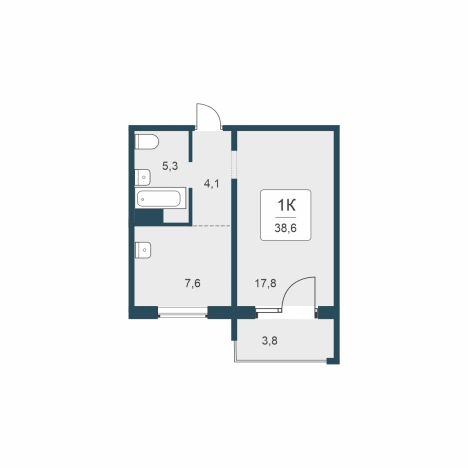 Купить однокомнатную квартиру в ЖК Цветной Бульвар в Новосибирске. Вариант № 9912611, 0, площадь -  квм, цена 5100000 рублей