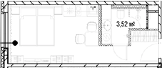 Купить Студию в ЖК SAAN в Санкт-Петербурге. Вариант № 9149357, 0, площадь -  квм, цена 7757040 рублей