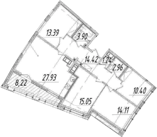 Купить квартиру в новостройках в Санкт-Петербурге. Вариант № 104839, 0, площадь -  квм, цена 42575400 рублей