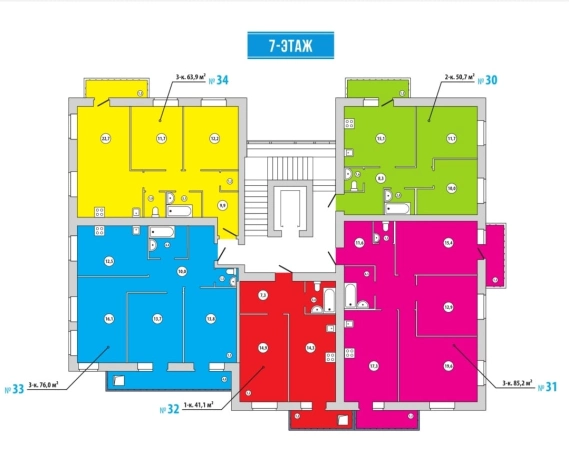 Купить квартиру в новостройках в Вологодской области. Вариант № 149737, 0, площадь -  квм, цена 9798000 рублей