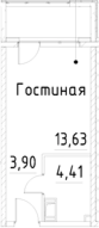 Купить Студию в новостройках на улице проспект Большевиков в Санкт-Петербурге. Вариант № 9327614, 0, площадь -  квм, цена 5019079 рублей