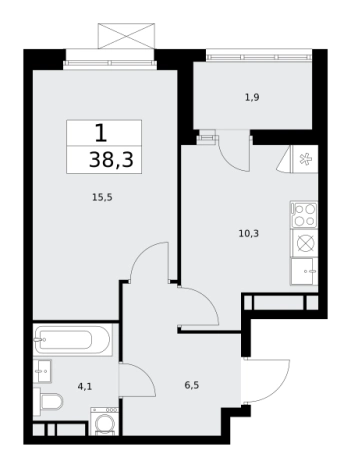 Купить однокомнатную квартиру в ЖК Скандинавия в Москве. Вариант № 143071, 0, площадь -  квм, цена 20596208 рублей