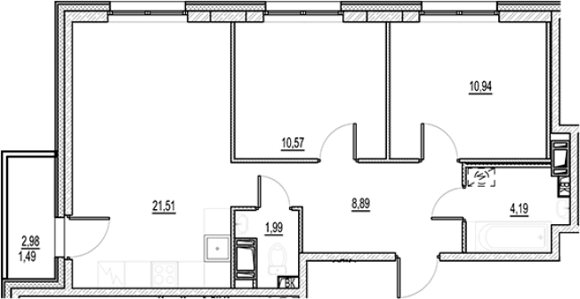 Купить квартиру в новостройках в ЖК Город-спутник Южный в Санкт-Петербурге. Вариант № 6253166, 0, площадь -  квм, цена 10381000 рублей
