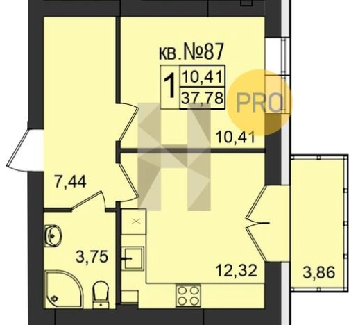 Купить квартиру в новостройках в Светлогорске. Вариант № 101346, 0, площадь -  квм, цена 9296200 рублей
