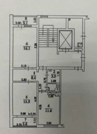Купить двухкомнатную квартиру в Новороссийске. Вариант № 30202, 16, площадь -  квм, цена 6750000 рублей