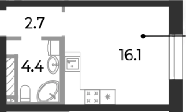 Купить Студию на вторичке в ЖК Neva Haus в Санкт-Петербурге. Вариант № 5254472, 0, площадь -  квм, цена 19782840 рублей