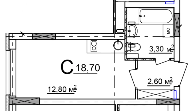 Купить квартиру у метро Парк Культуры в Нижнем Новгороде. Вариант № 143139, 0, площадь -  квм, цена 3665200 рублей