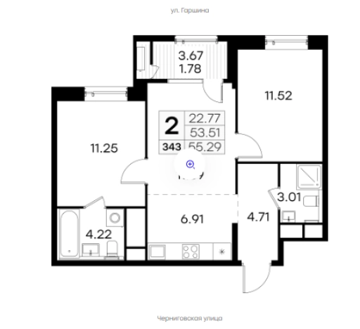 Купить квартиру в ЖК Glorax Черниговская в Нижнем Новгороде. Вариант № 3593150, 0, площадь -  квм, цена 14299999 рублей