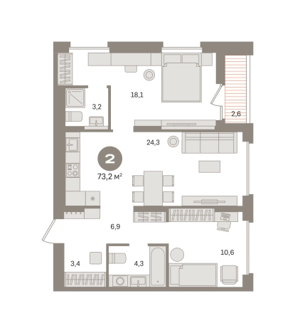 Купить двухкомнатную квартиру в ЖК Первый квартал. Вторая очередь в Московской области. Вариант № 8615612, 0, площадь -  квм, цена 12730000 рублей