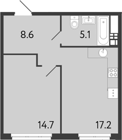 Купить квартиру в новостройках на улице Средняя Колтовская в Санкт-Петербурге. Вариант № 6250203, 0, площадь -  квм, цена 32099172 рублей