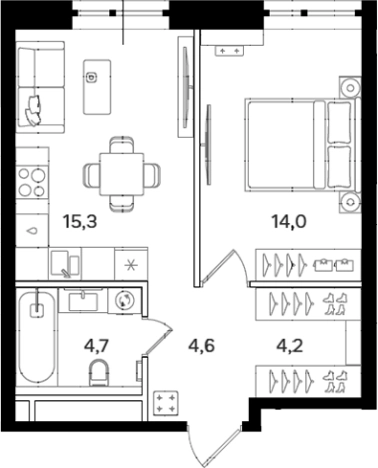 Купить квартиру у метро Речной вокзал в Москве. Вариант № 5505686, 0, площадь -  квм, цена 20670760 рублей