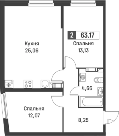 Купить трехкомнатную квартиру в новостройках у метро Садовая в Санкт-Петербурге. Вариант № 9099650, 0, площадь -  квм, цена 12535945 рублей