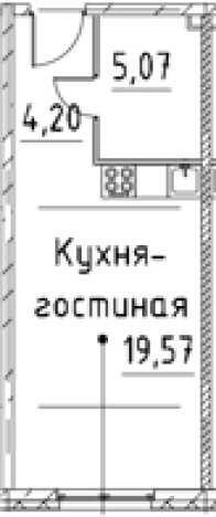 Купить Студию в новостройках в ЖК Про.Молодость в Санкт-Петербурге. Вариант № 9327527, 0, площадь -  квм, цена 5922901 рублей