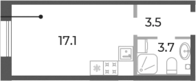 Купить Студию на вторичке в ЖК Neva Haus в Санкт-Петербурге. Вариант № 5254628, 0, площадь -  квм, цена 16787540 рублей