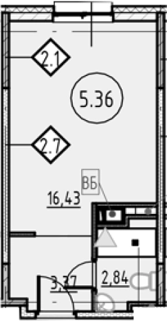 Купить квартиру в новостройках на улице 3-й Рабфаковский переулок в Санкт-Петербурге. Вариант № 4163467, 0, площадь -  квм, цена 5417177 рублей