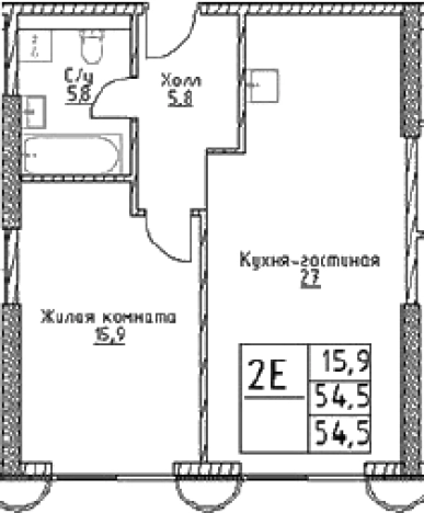 Купить двухкомнатную квартиру в районе Черёмушки в Москве. Вариант № 10307003, 0, площадь -  квм, цена 20661040 рублей