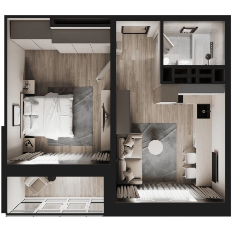 Купить квартиру в новостройках в ЖК Зелёный бульвар 2 в Владивостоке. Вариант № 6058832, 2, площадь -  квм, цена 8150000 рублей