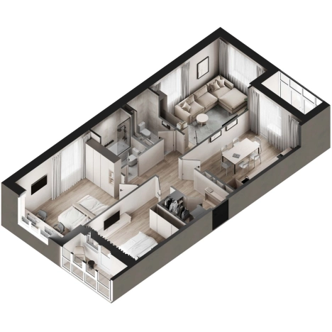 Купить трехкомнатную квартиру в новостройках в Приморском крае. Вариант № 6058821, 1, площадь -  квм, цена 16550000 рублей