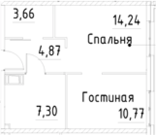 Купить однокомнатную квартиру в новостройках в Санкт-Петербурге. Вариант № 9327629, 0, площадь -  квм, цена 7516726 рублей