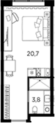 Купить квартиру в новостройках на улице проспект Стачек в Санкт-Петербурге. Вариант № 6228678, 0, площадь -  квм, цена 5046265 рублей