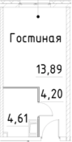 Купить Студию в новостройках на улице проспект Большевиков в Санкт-Петербурге. Вариант № 7596495, 0, площадь -  квм, цена 4966127 рублей