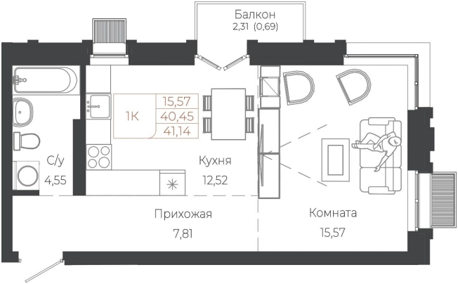 Купить квартиру в Республике Алтай. Вариант № 7629893, 0, площадь -  квм, цена 11272360 рублей