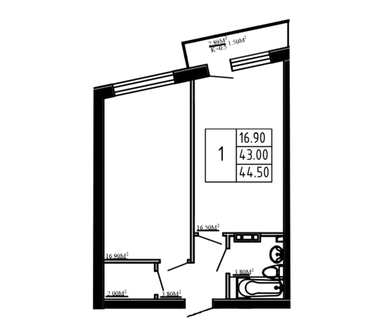 Купить однокомнатную квартиру в ЖК Перспектива в Коммунаре. Вариант № 9325215, 0, площадь -  квм, цена 6007500 рублей