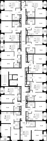 . Вариант № 134241, 2, площадь - 51.64 квм, цена 7249999 рублей