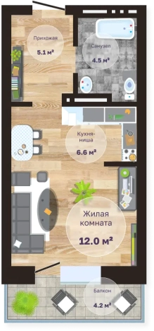 Купить квартиру в районе Ингодинский в Чите. Вариант № 158408, 0, площадь - квм, цена 5302500 рублей