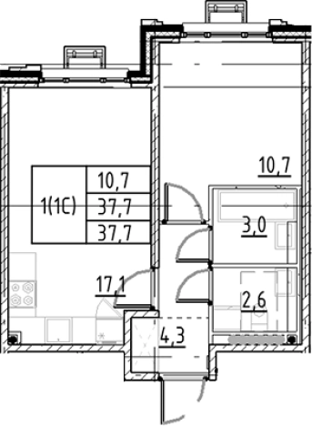 Купить двухкомнатную квартиру в новостройках в ЖК Пулково Lake в Санкт-Петербурге. Вариант № 7597450, 0, площадь -  квм, цена 8554469 рублей